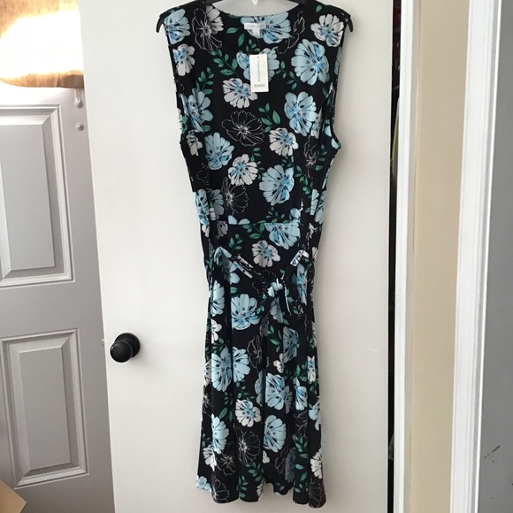 NWT Charter Club Floral Sleeveless Dress, Size XXL - Picture 2 of 5